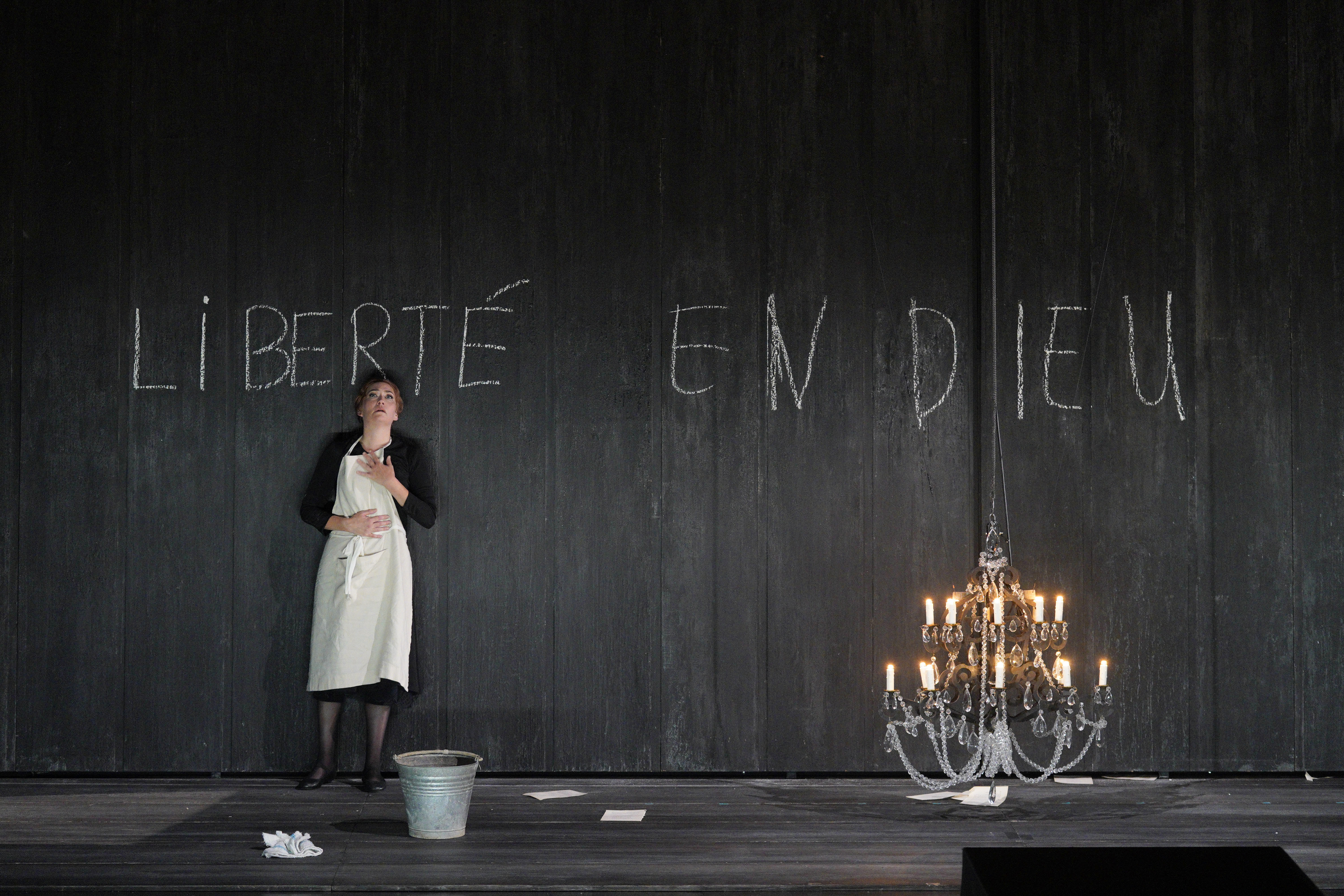  Blanche (Heidi Stober), who, as a result of the French Revolution has become a servant on what had been her family’s ancestral estate